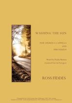 Washing the sun : for chorus a cappella and percussion