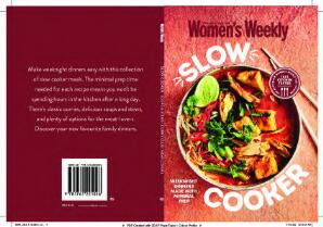 Slow cooker : weeknight dinners made with minimal prep.