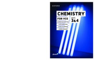 Chemistry for VCE. Units 3 & 4