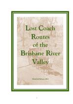 Lost coach routes of the Brisbane Valley