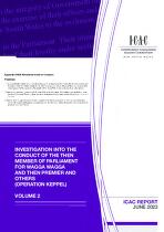 Investigation into the conduct of the then member of Parliament for Wagga Wagga and then premier and others (Operation Keppel). Volume 2