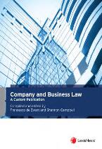 Company and business law : a custom publication