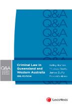 Criminal law in Queensland and Western Australia