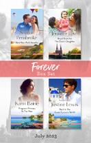 Forever box set July 2023, Best man with benefits, Royal mum for the Duke's daughter, Pregnant Princess at the altar, Back in the Greek tycoon