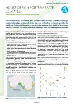 House Design for Temperate Climates : Designing dwellings to reduce energy use.