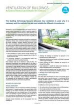 Ventilation of Buildings : Natural and mechanical ventilation for residences.