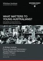 What matters to young Australians? exploring young people's perspectives from 2010 -2018