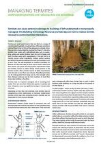 Managing termites : understanding termites and reducing their risk to buildings.