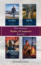 Mystery & suspense new release box set November 2023 : Dead man's hand, Trouble in Texas, CSI Colton and the witness, Operation takedown.