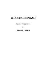 Apostletoad : spam doggerel by Floke Bern.