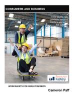 Consumers and business : worksheets for NSW economics