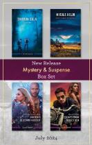 Mystery & suspense new release box set July 2024 : Save me. Cold case scandal. Colton's blizzard hideout. Escape from devil's den.
