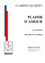 PLAISIR D’AMOUR – CLARINET QUARTET