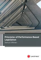 Principles of Performance-Based Legislation.