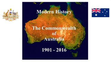 The Commonwealth of Australia : 1901 - 2016
