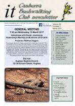 It : Canberra Bushwalking Club newsletter.