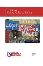 Emotions : history, culture, society
